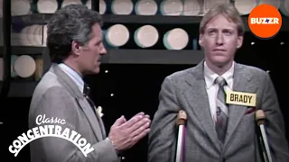 Classic Concentration | Can Brady Beat the Record Time? | BUZZR