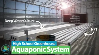 High School Greenhouse Aquaponic System, Perris, CA