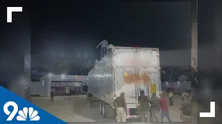 Hundreds of migrants found in semi truck