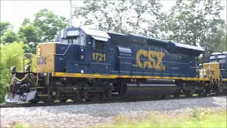 Wabtec Tests 2 CSX SD23T-4/ET23s at the same time!