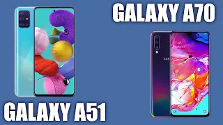 Samsung Galaxy A51 vs Samsung Galaxy A70. Почувствуем ли разницу?