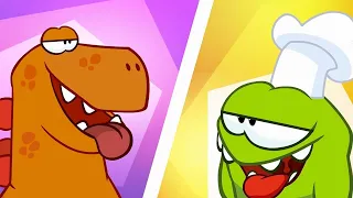 Om Nom Stories 🟢 Dinosaur Meal 🍖 Cartoon For Kids Super Toons TV