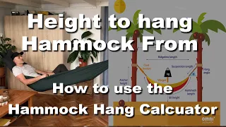 Hammock Hang Calculator (How high to hang a hammock)