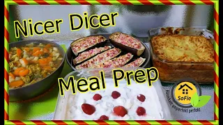 4 Meal Prep Rezepte Nicer Dicer Chef & Twist leicht lecker SoFie Haushalt Unperfekt Perfekt