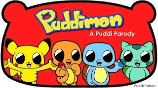 Animated Pokemon Parody - Puddimon | Puddi Panda HD