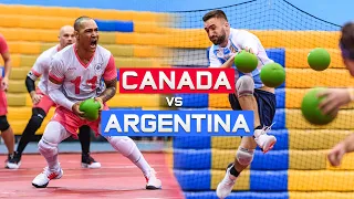 Canada vs Argentina Match Highlights | 2019 World Dodgeball Championships | Day 2