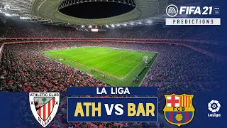 Athletic Bilbao vs.  FC Barcelona | FIFA 21 Predictions