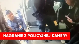 Policjanci szarpali posłankę Gajewską. KSP publikuje nagranie "bez cenzury"