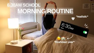 my REAL 6:30am school morning routine *as a freshman in high school*