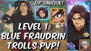 Level 1 Blue Fraudrin is a ANTI CLEAVE TROLL MVP for PVP!! - Global - Seven Deadly Sins: Grand Cross