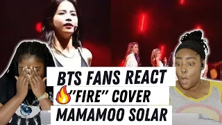 Jamaican BTS Fans React - Mamamoo's Solar "Fire" Cover