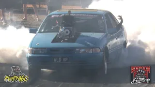 WLD VP SMASHING TYRES AT BINDOON BURNOUTS