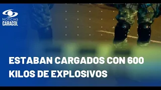 Hallan dos autos bomba en Cauca con cantidad de explosivos como la que usaba Pablo Escobar