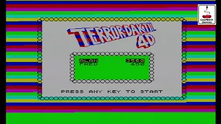 ZX Spectrum Loading Screen - Terror-Daktil 4D from Beam Software 1983