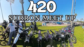 420 Surron Day 2024 in Pacific Beach was INSANE