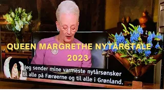 Queen Margrethe Nytårstale 2023 🇩🇰