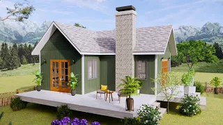 7x 8 Meters - Gorgeous Tiny Cottage House - Idea Design  | Exploring Tiny House