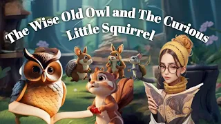 The Wise Old Owl And The Curious Little Squirrel | Read Aloud Moral Story for Kids in English | kids