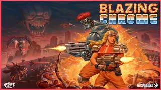 Blazing Chrome Arcade Longplay | Full Game