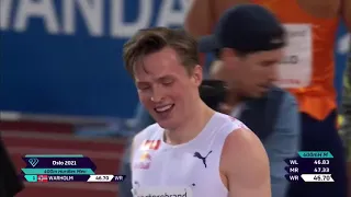 Karsten Warholm of Norway breaks the OLDEST TRACK OLYMPIC WORLD RECORD!! Mens 400m Hurdles