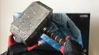 Spiderman Bros Unboxing Realife THOR Mjolnir from THOR LOVE AND THUNDER!!With Light and sound Effect