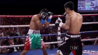 Pinakamayabang na kalaban ni MARK MAGNIFICO MAGSAYO ( nakatikim ng malupet na left hook)