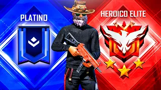 ¡LOGRE LLEGAR a "HEROICO ELITE" 😱🔥 BR-Clasificatoria! Free Fire