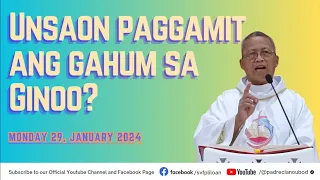 "Unsaon paggamit ang gahum sa Ginoo?" - 01/29/2024 Misa ni Fr. Ciano Ubod sa SVFP.