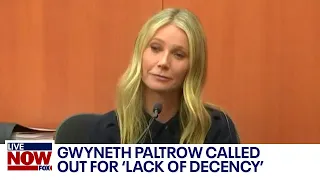 "Lack of common decency": Lawyer calls out Gwyneth Paltrow in ski crash trial | LiveNOW from FOX