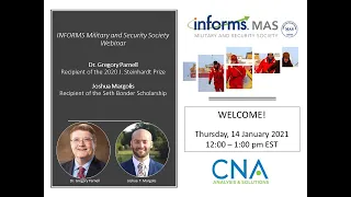 INFORMS MAS Webinar - Bonder and Steinhardt Award Presentations 20210114