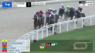 Gulfstream Park Carrera 1 - 24 de Julio 2022