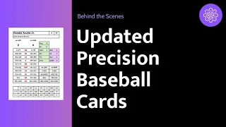 New Cards for Precision Baseball and 1 inning sample of game play