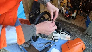 Stihl MS 241 c-m control module change