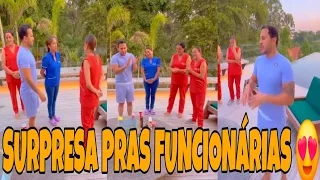 📺 LUCAS GUIMARÃES FEZ UMA SURPRESA PARA AS  FUNCIONÁRIAS 😱 QUEM SERÁ QUE GANHOU 😱🤭😍