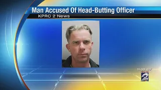 Man accused of head-butting officer