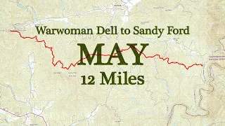 Walking With Bartram -  Section Hike #3 - Warwoman Dell to Sandy Ford