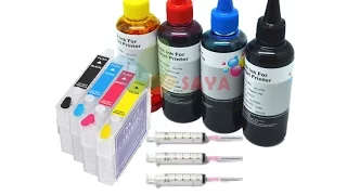 Installare e ricaricare Cartucce AUTORESETTABILI-How to Refill ink cartridge with AUTO RESET CHIP