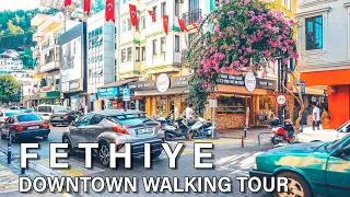 Fethiye Downtown Walking Tour Turkey 4k