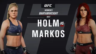 UFC Holly Holm vs. Randa Markos Overpower the women's power in Canada!