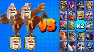 2 MONJES vs TODAS LAS CARTAS X2 | Clash Royale