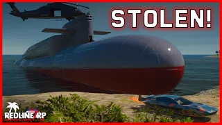 GTA 5 Roleplay - Hijacked Military Submarine! - RedlineRP #3