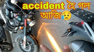 Bike Accident 😰Drunk Biker Hit My Bike 😡| Road Rage