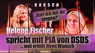 "Darf ich mit dir singen?" - PIA von DSDS beim Helene Fischer Konzert, 29.8.2023 Köln