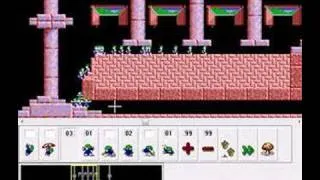 Lemmings - Taxing Level 6: Compression Method 1