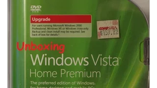Unboxing Windows Vista
