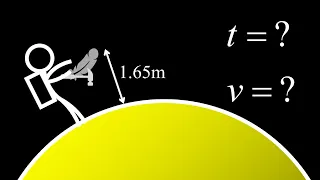 Free fall on the moon hammer and feather experiment during Apollo 15.