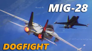 F-14A Tomcat Vs Mig-28 Dogfight | Digital Combat Simulator | DCS |