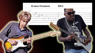 Eric Johnson's Cascading Pentatonic Lick - Eric Gales style