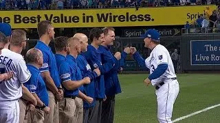 WS2014 Gm1: Royals' starting lineup is announced