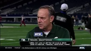 Mark Dantonio Talks Cotton Bowl Loss